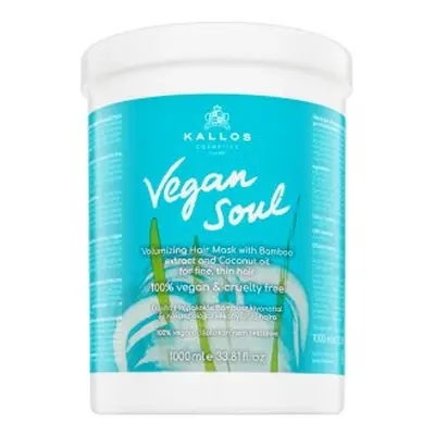 Kallos Vegan Soul Volumizing Hair Mask posilující maska pro objem vlasů 1000 ml