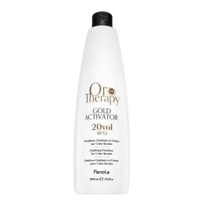 Fanola Oro Therapy 24k Gold Activator Oro Puro vyvíjecí emulze pro všechny typy vlasů 6% 20 Vol.