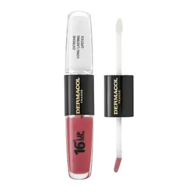 Dermacol 16H Lip Colour Extreme Long-Lasting Lipstick dlouhotrvající dvoufázová barva a lesk na 