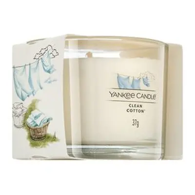 Yankee Candle Clean Cotton votivní svíčka 37 g