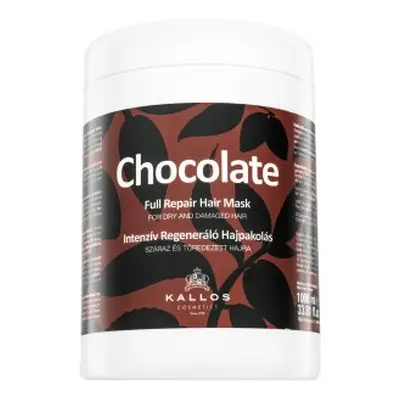 Kallos Chocolate Full Repair Hair Mask posilující maska pro velmi poškozené vlasy 1000 ml