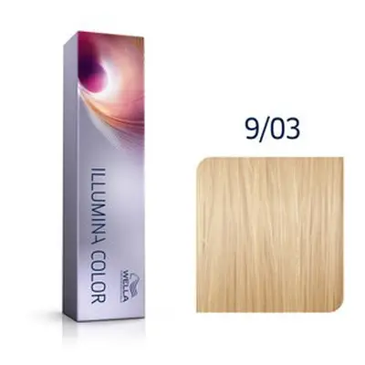 Wella Professionals Illumina Color profesionální permanentní barva na vlasy 9/03 60 ml