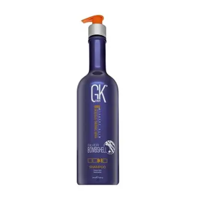 GK Hair Silver Bombshell Shampoo neutralizující šampon pro platinově blond a šedivé vlasy 710 ml