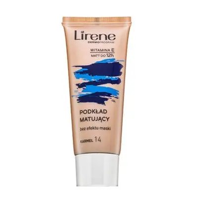 Lirene Nature Matte fluid 14 Caramel fluidní make-up s matujícím účinkem 30 ml