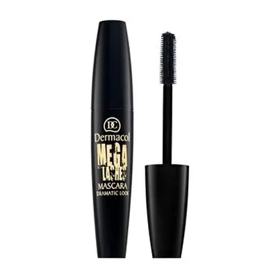 Dermacol Mega Lashes Mascara Dramatic Look řasenka pro prodloužení řas a objem Black 13 ml