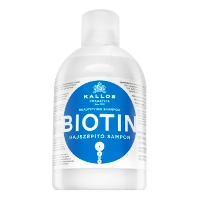 Kallos Biotin Beautifying Shampoo rozjasňující šampon pro hebkost a lesk vlasů 1000 ml