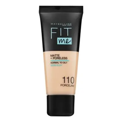 Maybelline Fit Me! Foundation Matte + Poreless tekutý make-up s matujícím účinkem 110 Porcelain 