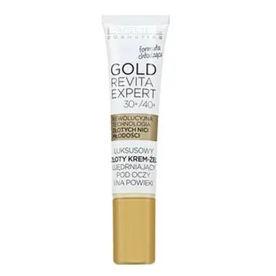 Eveline Gold Lift Expert Luxurious Eye Cream odličovací mléko proti vráskám 15 ml