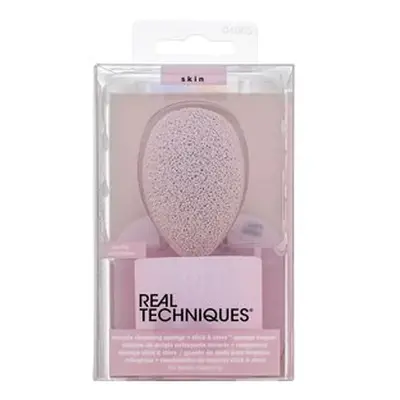 Real Techniques Cleansing Sponge & Sponge Keeper čisticí houbička pro všechny typy pleti