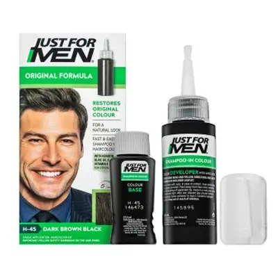 Just For Men Autostop Hair Colour barevný šampon pro muže H45 Dark Brown Black 35 g