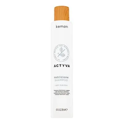 Kemon Actyva Nutrizione Light Shampoo vyživující šampon pro jemné vlasy 250 ml