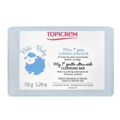 Topicrem Bébé My 1st Gentle Ultra-Rich Cleansing Bar mýdlo pro děti 150 g