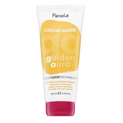 Fanola Color Mask vyživující maska s barevnými pigmenty pro oživení barvy Golden Aura 200 ml