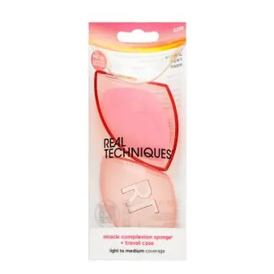 Real Techniques Sunrise To Sunset Miracle Complexion Sponge & Travel Case houbička na make-up