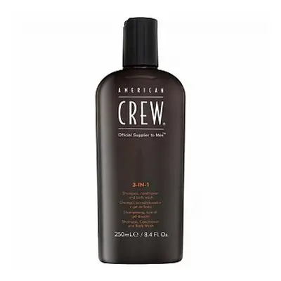 American Crew 3-in-1 šampon, kondicionér a sprchový gel pro každodenní použití 250 ml