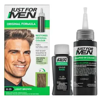 Just For Men Shampoo-in Haircolour barevný šampon pro muže H25 Light Brown 66 ml