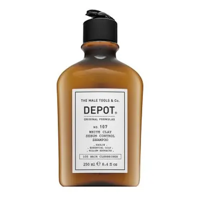 Depot No. 107 White Clay Sebum Control Shampoo čisticí šampon proti podráždění pokožky 250 ml