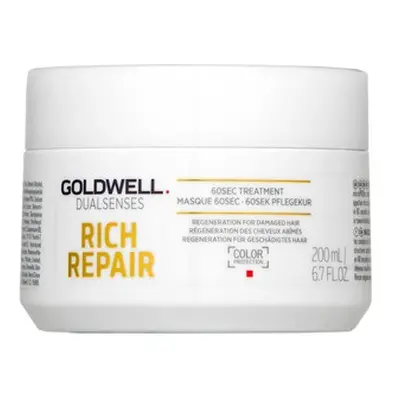 Goldwell Dualsenses Rich Repair 60sec Treatment maska pro suché a poškozené vlasy 200 ml