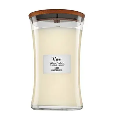 Woodwick Linen vonná svíčka 610 g