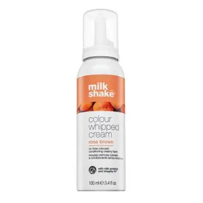 Milk_Shake Colour Whipped Cream tónovací pěna pro vlasy s růžovými odstíny Rose Brown 100 ml