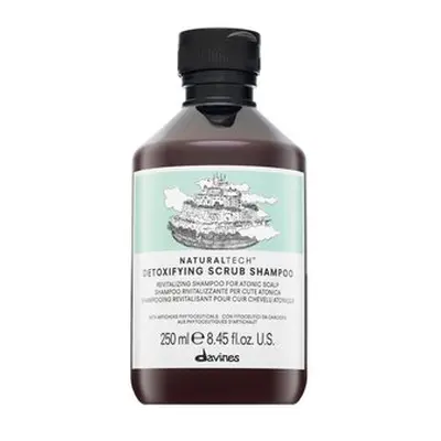 Davines Natural Tech Detoxifying Scrub Shampoo čisticí šampon s peelingovým účinkem 250 ml