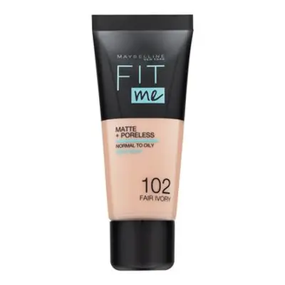 Maybelline Fit Me! Foundation Matte + Poreless tekutý make-up s matujícím účinkem 102 Fair Ivory