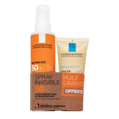 La Roche-Posay ANTHELIOS sada Invisible Spray SPF50+ & Lipikar Cleansing Oil AP+ 200 ml + 100 ml