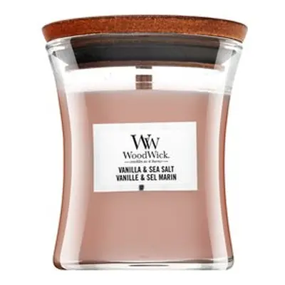 Woodwick Vanilla & Sea Salt vonná svíčka 85 g