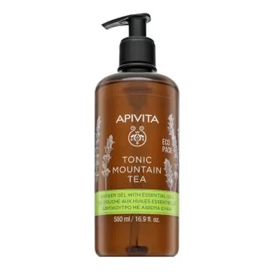 Apivita Tonic Mountain Tea sprchový gel Shower Gel with Essential Oils 500 ml