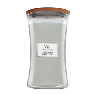 Woodwick Lavender & Cedar vonná svíčka 610 g