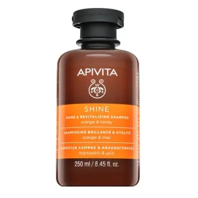 Apivita Shine Shine & Revitalizing Shampoo vyživující šampon pro hebkost a lesk vlasů 250 ml