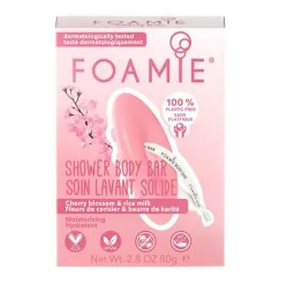 Foamie Tuhý sprchový gel Shower Body Bar Cherry Blossom & Rice Milk 80 g