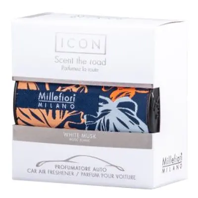 Millefiori Milano Icon Car Air Freshener White Musk Textil Floral