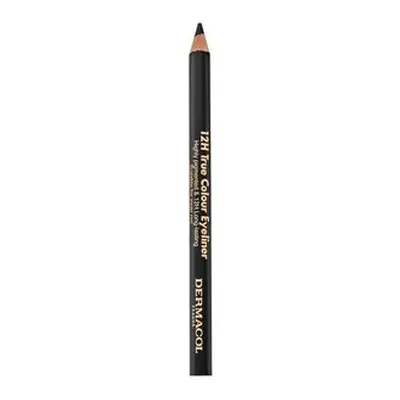 Dermacol 12H True Colour Eyeliner tužka na oči 8 Black 2 g