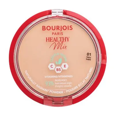 Bourjois Healthy Mix Clean & Vegan Powder pudr s matujícím účinkem 01 Ivory 10 g