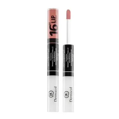 Dermacol 16H Lip Colour dlouhotrvající dvoufázová barva a lesk na rty No. 14 7,1 ml