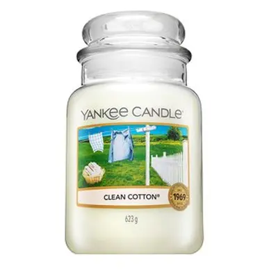 Yankee Candle Clean Cotton vonná svíčka 623 g