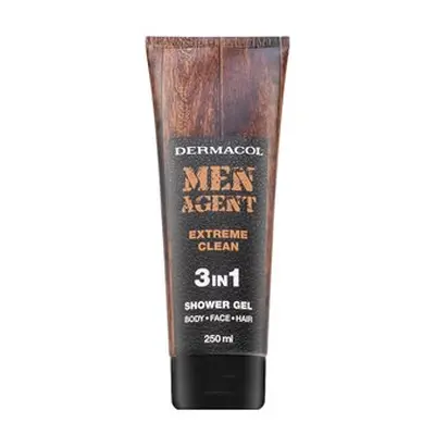 Dermacol Men Agent Extreme Clean 3in1 Shower Gel sprchový gel pro muže 250 ml