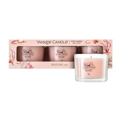 Yankee Candle Pink Sands votivní svíčka 3 x 37 g