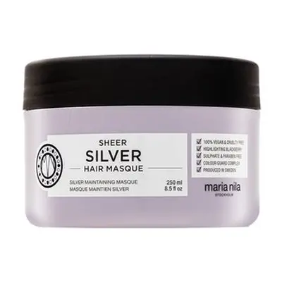 Maria Nila Sheer Silver Hair Masque posilující maska pro platinově blond a šedivé vlasy 250 ml