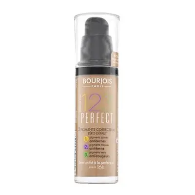 Bourjois 123 Perfect Foundation tekutý make-up proti nedokonalostem pleti 55 Dark Beige 30 ml