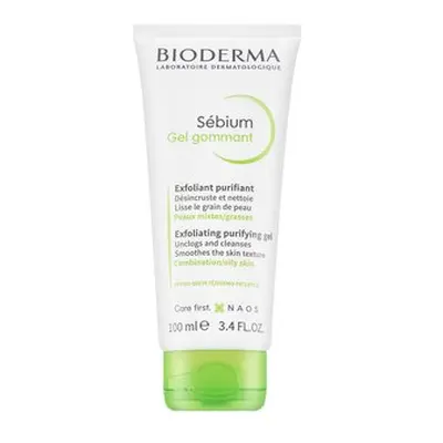 Bioderma Sébium Gel Gommant Exfoliating Purifying Gel peelingový gel pro aknózní pokožku 100 ml