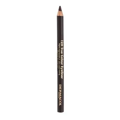 Dermacol 12H True Colour Eyeliner tužka na oči 6 Dark Brown 2 g