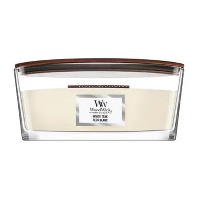 Woodwick White Teak vonná svíčka 453,6 g