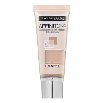 Maybelline Affinitone Hydrating tone-on-tone Foundation tekutý make-up s hydratačním účinkem 24 