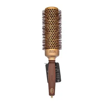 Olivia Garden Expert Blowout Shine Round Brush Wavy Bristles Gold & Brown 45 mm kartáč na vlasy