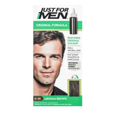 Just For Men Shampoo-in Haircolour barevný šampon pro muže H35 Medium Brown 66 ml