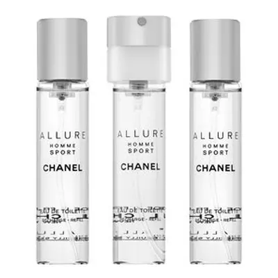 Chanel Allure Homme Sport - Refill toaletní voda pro muže 3 x 20 ml