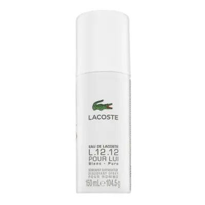 Lacoste Eau de Lacoste L.12.12. Blanc deodorant s rozprašovačem pro muže 150 ml