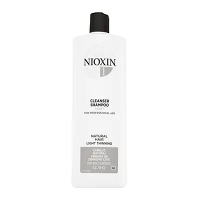 Nioxin System 1 Cleanser Shampoo čisticí šampon pro řídnoucí vlasy 1000 ml